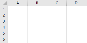 Časť pracovného priestoru s čiarami, ktoré sa netlačia v MS Excel
